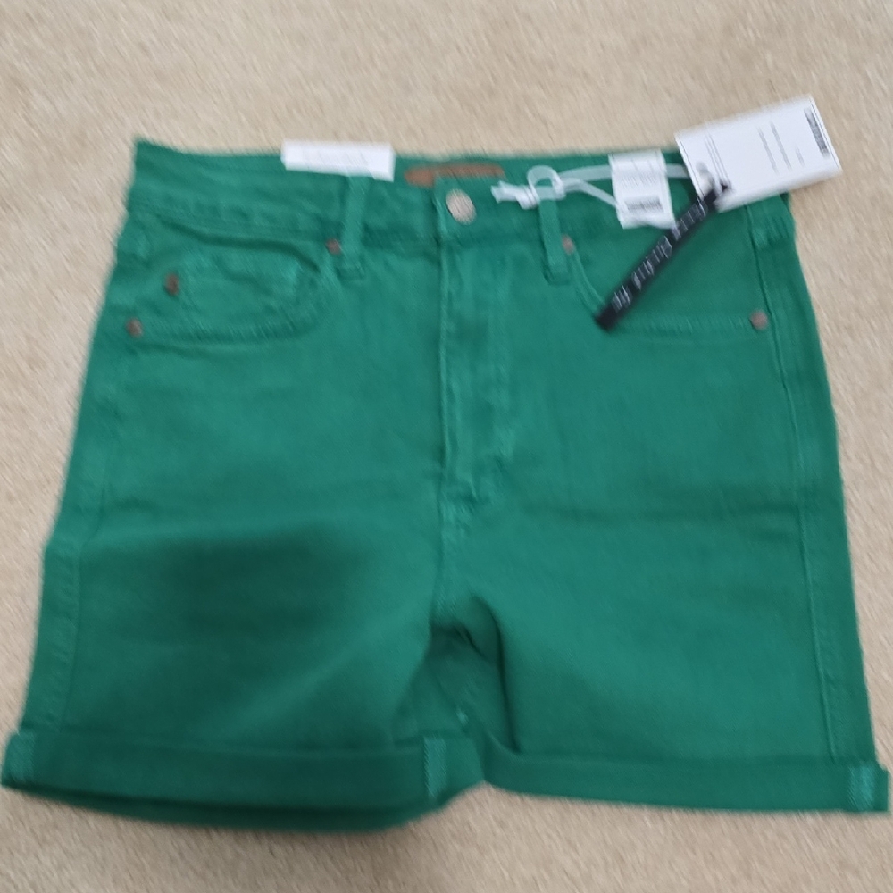 Judy Blue Vibrant Green Jean Shorts